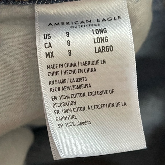 American Eagle AE 90s Bootcut Jean size 8 long - Picture 6 of 12